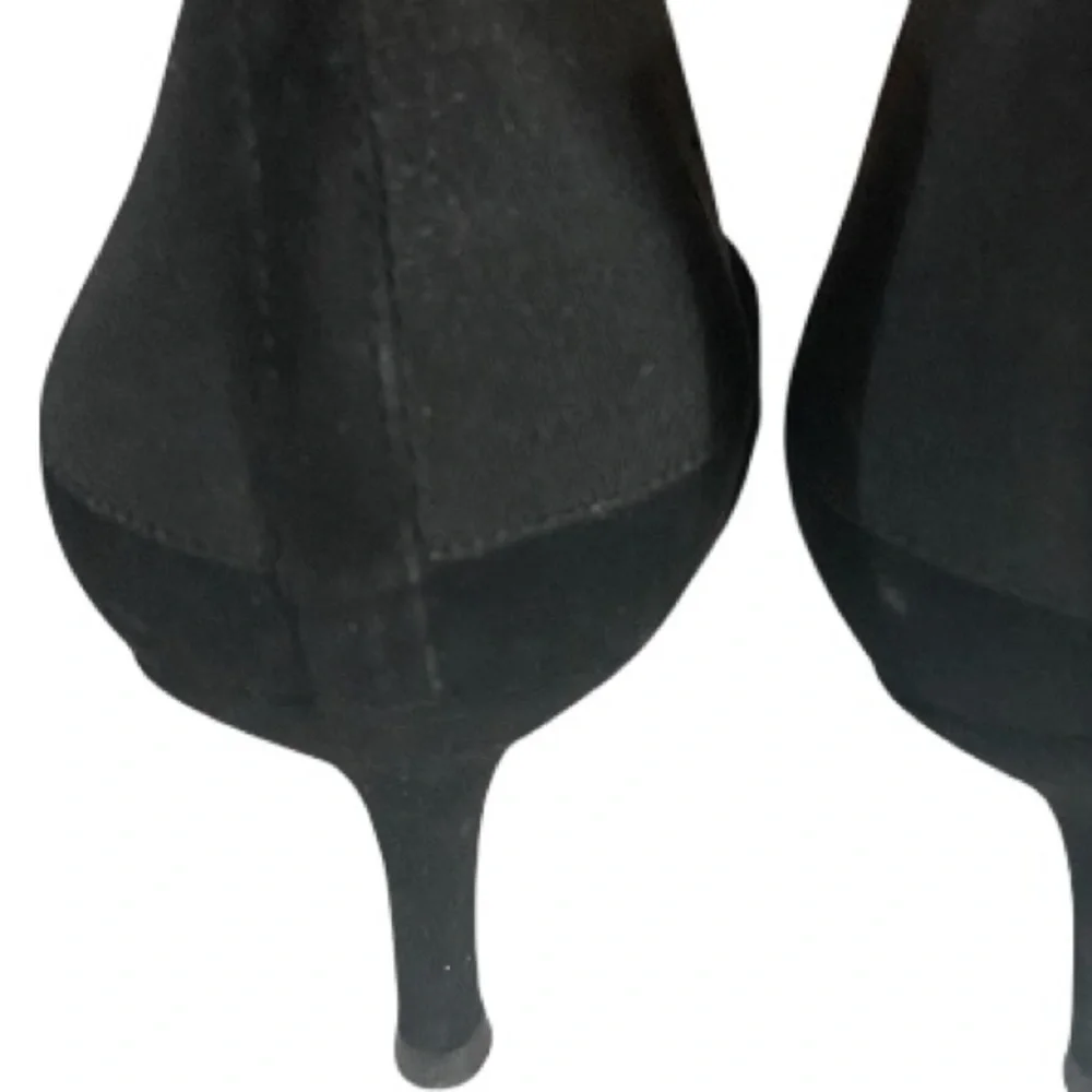 Stuart Weitzman Booties, High Heels 3.25”, Sz 8.5, Suede Leather, Neutral​